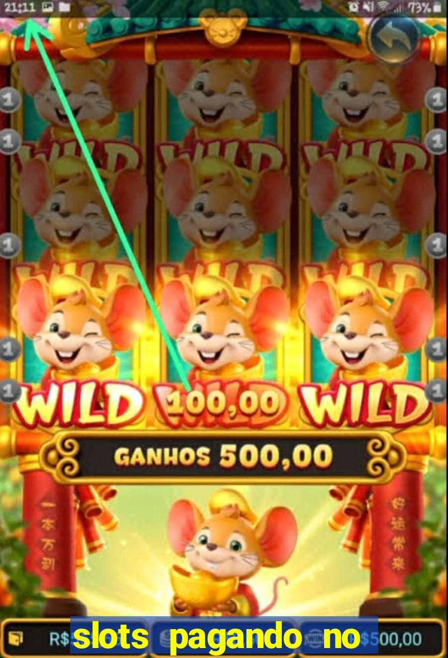 slots pagando no cadastro saque free